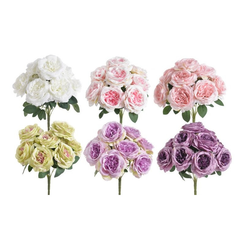 Bukiet róż x10 38 cm MIX KOLORÓW