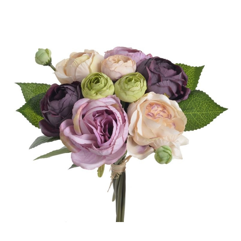 Ranunculus bukiet 6+3+2 25 cm