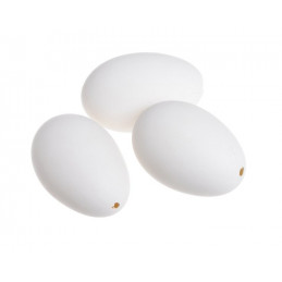 Jaja kacze 8 cm, 6 szt-paczka NATURAL