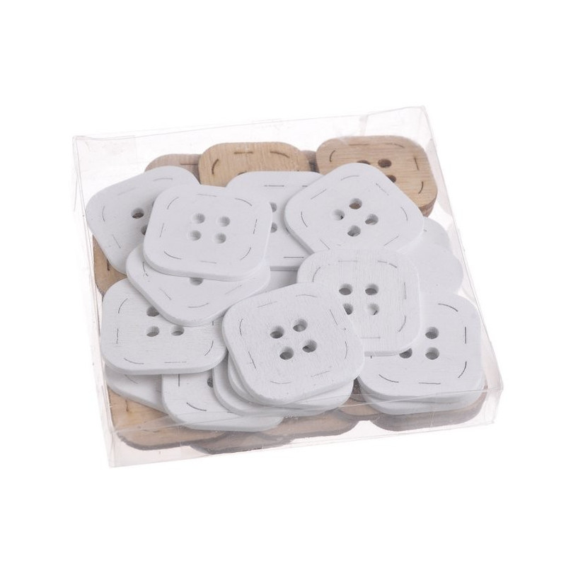 Guziki przylepce 4 cm 24 sztuki/paczka