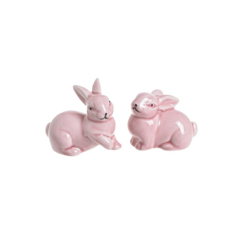 Zajączek 5,5 cm - ceramika szkliwiona