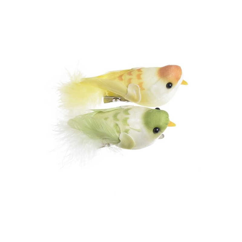 Ptaszek 10 cm na klipie 2szt/kpl