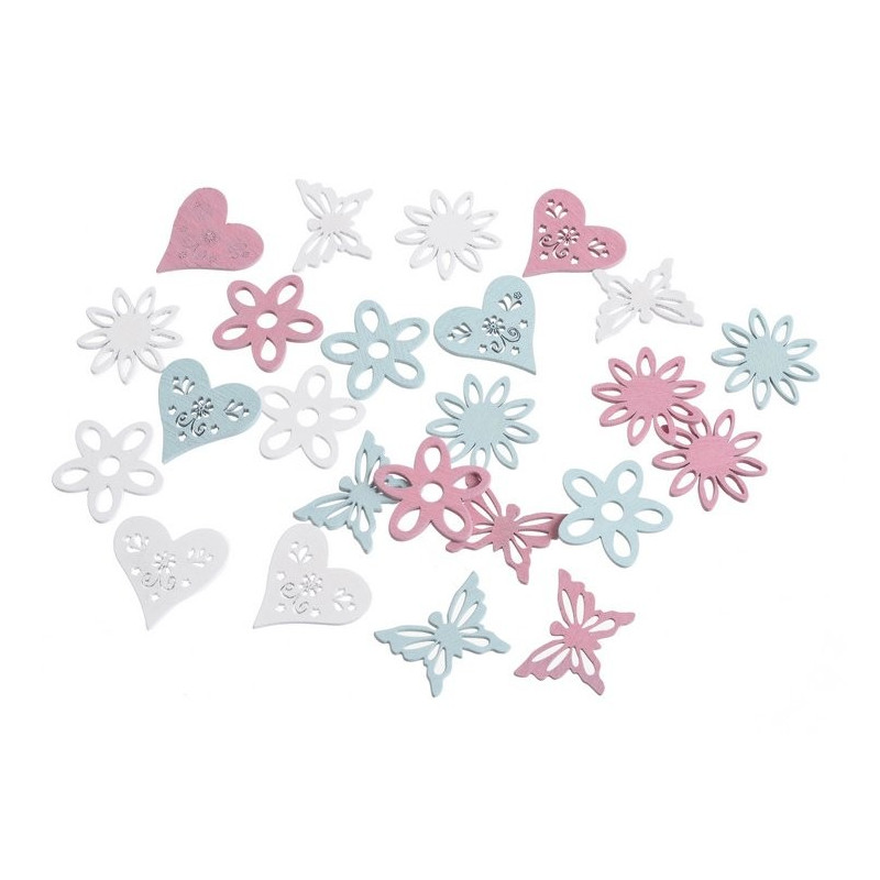 Ażurowe wykrawanki 3 cm paczka/24szt