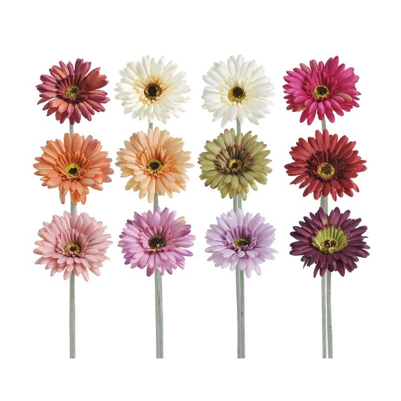 Gerbera 54 cm - pastel colours