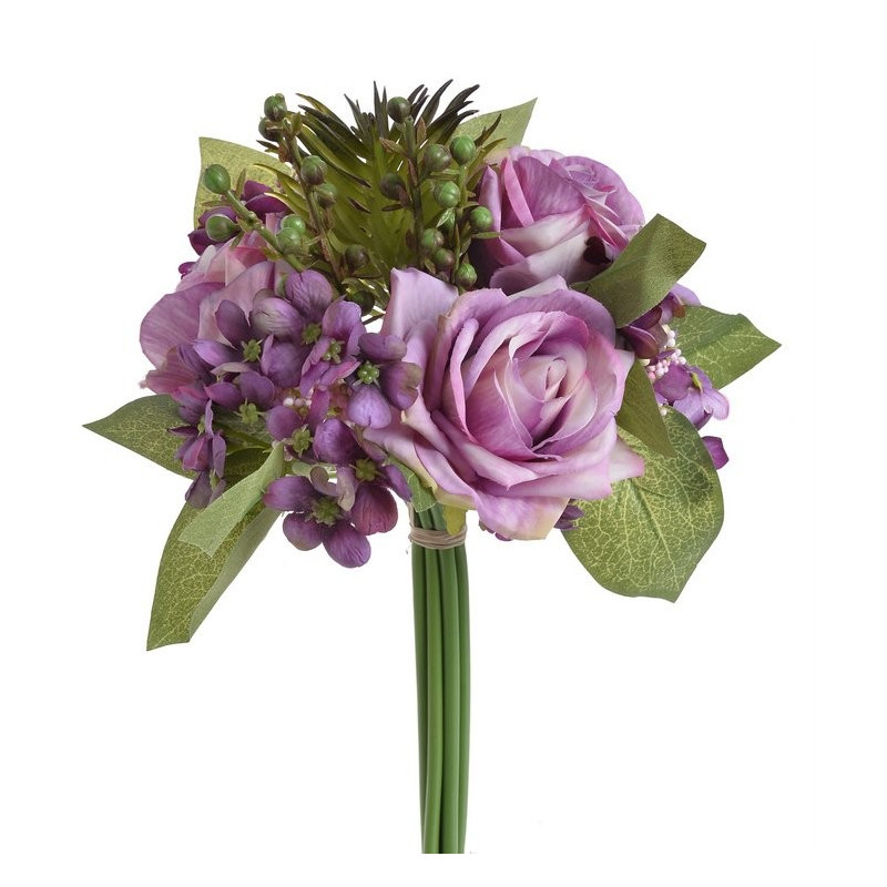 Bukiecik mieszany z róż 29 cm