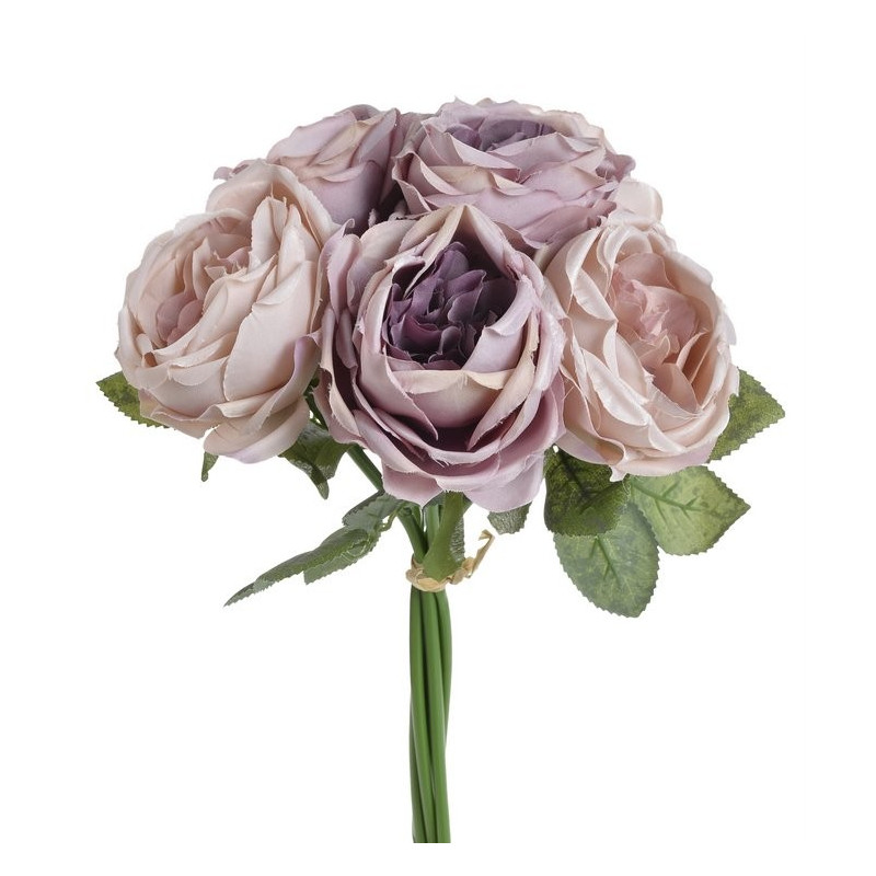 Bukiet róż x6 28 cm