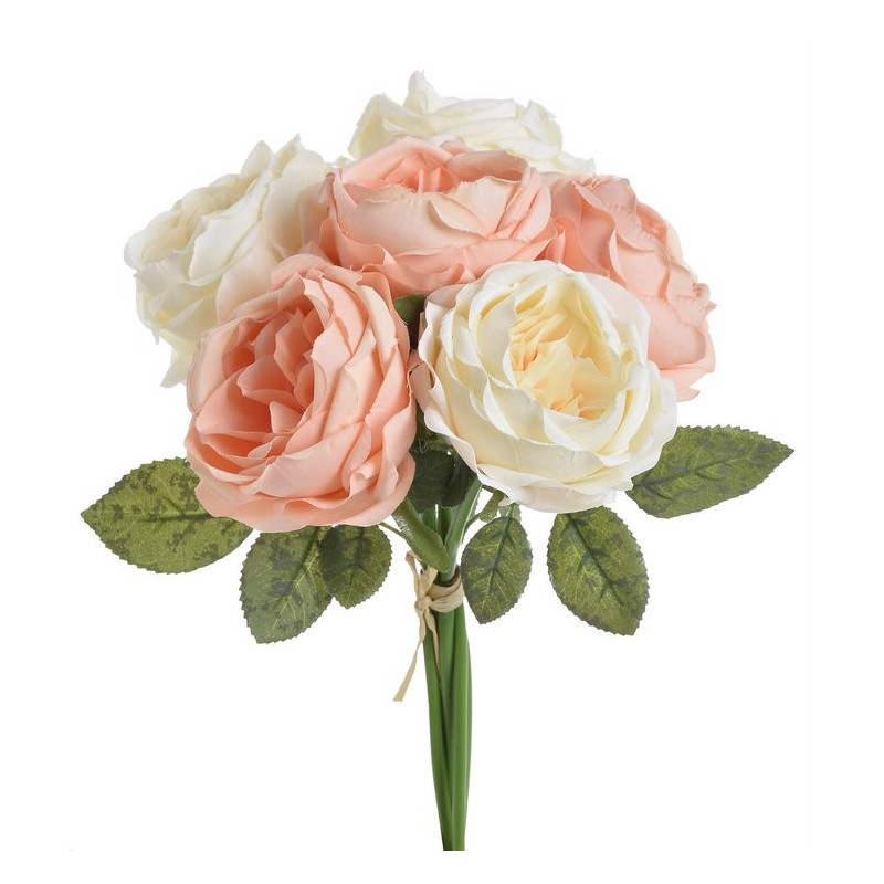 Bukiet róż x6 28 cm