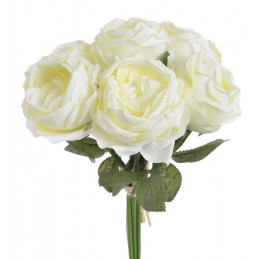Bukiet róż x6 28 cm