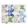 Motyl mix 8 cm-5 cm na klipie 10szt/kpl