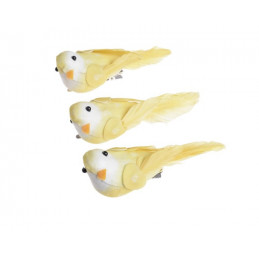 Ptaszek 10 cm na klipie 3 szt-kpl
