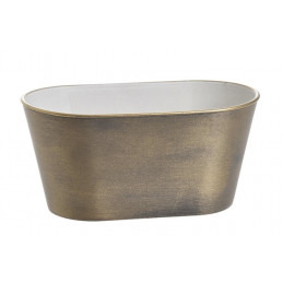 Osłonka owalna 19x10x9 cm GOLD