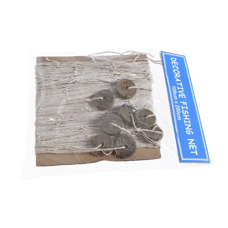 Dekoracyjna sieć rybacka 100 x 200 cm