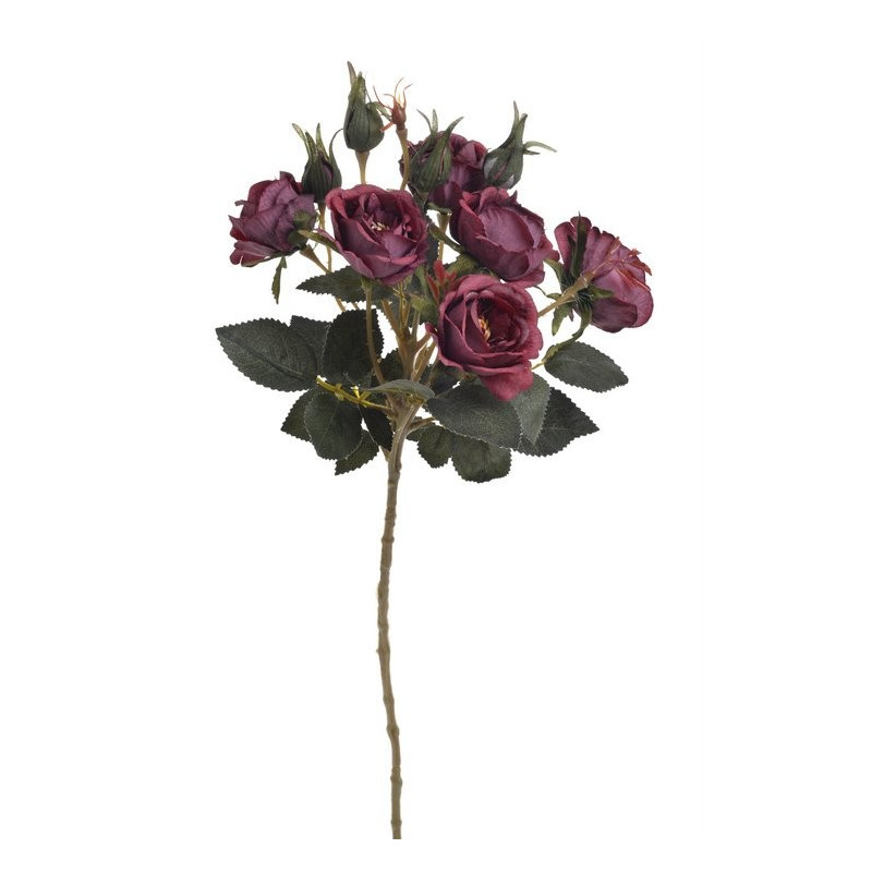 Gałązka róż 6+4 liść jesienny, 54 cm