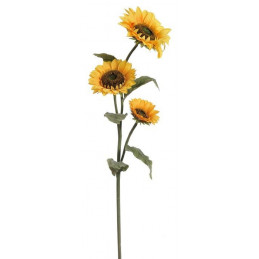 Słonecznik x3, 118 cm - sztuczna roślina