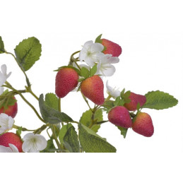 Gałązka truskawek x13, 47 cm