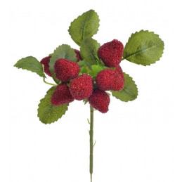 Gałązka truskawek x9, 27 cm