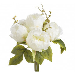 Róża kapuściana x 6, 30 cm - sztuczna roślina