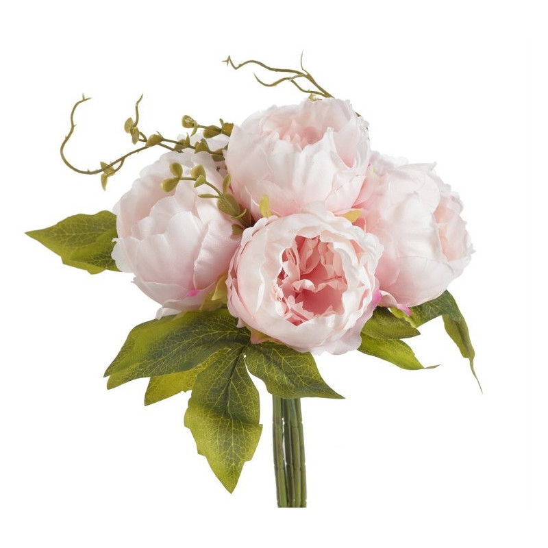 Róża kapuściana x 6, 30 cm - sztuczna roślina