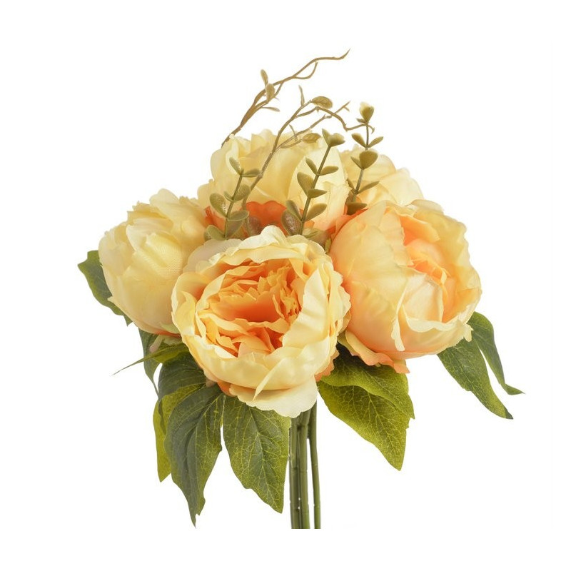 Róża kapuściana x 6, 30 cm - sztuczna roślina