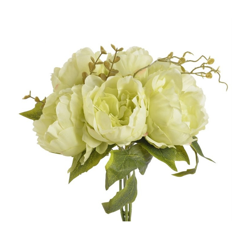 Róża kapuściana x 6, 30 cm - sztuczna roślina