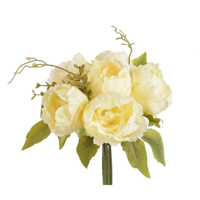 Róża kapuściana x 6, 30 cm - sztuczna roślina