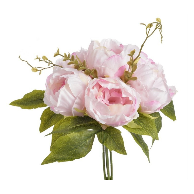 Róża kapuściana x 6, 30 cm - sztuczna roślina