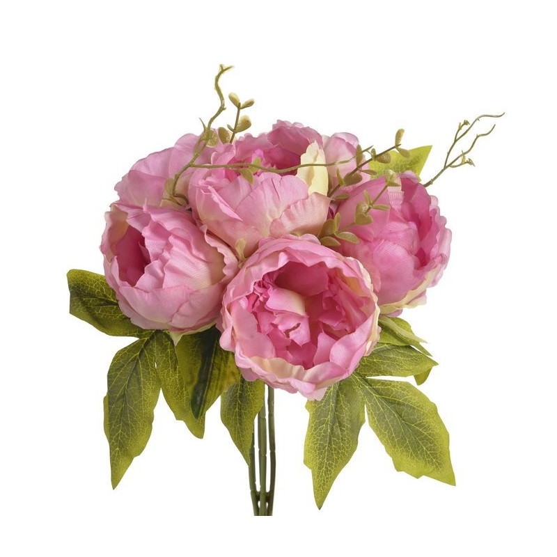 Róża kapuściana x 6, 30 cm - sztuczna roślina