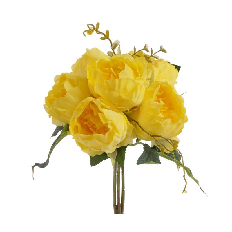 Róża kapuściana x 6, 30 cm - sztuczna roślina