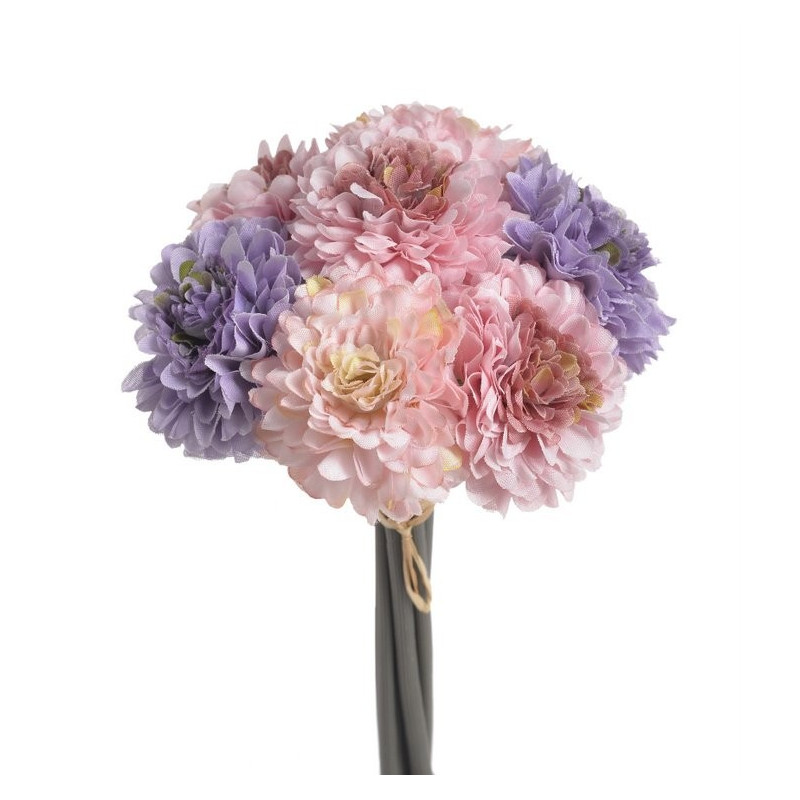 Aster karłowy x7, 20 cm - sztuczna roślina