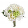 Bukiet róż z hortensją x 9, 30 cm