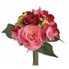 Bukiet róż z hortensją x 9, 30 cm