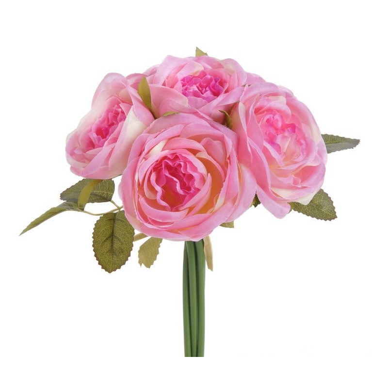 Bukiet róż x 6, 25 cm - sztuczna roślina