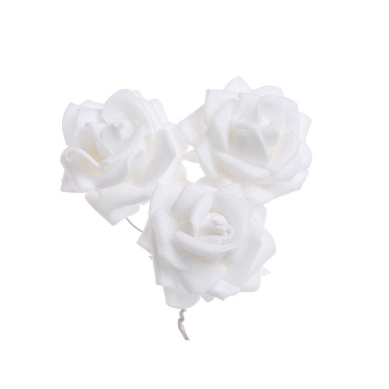 Różyczki piankowe 12 szt/pęczek