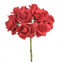 Roza piankowa srednia B x 8, 25 cm KOLOR W MASIE