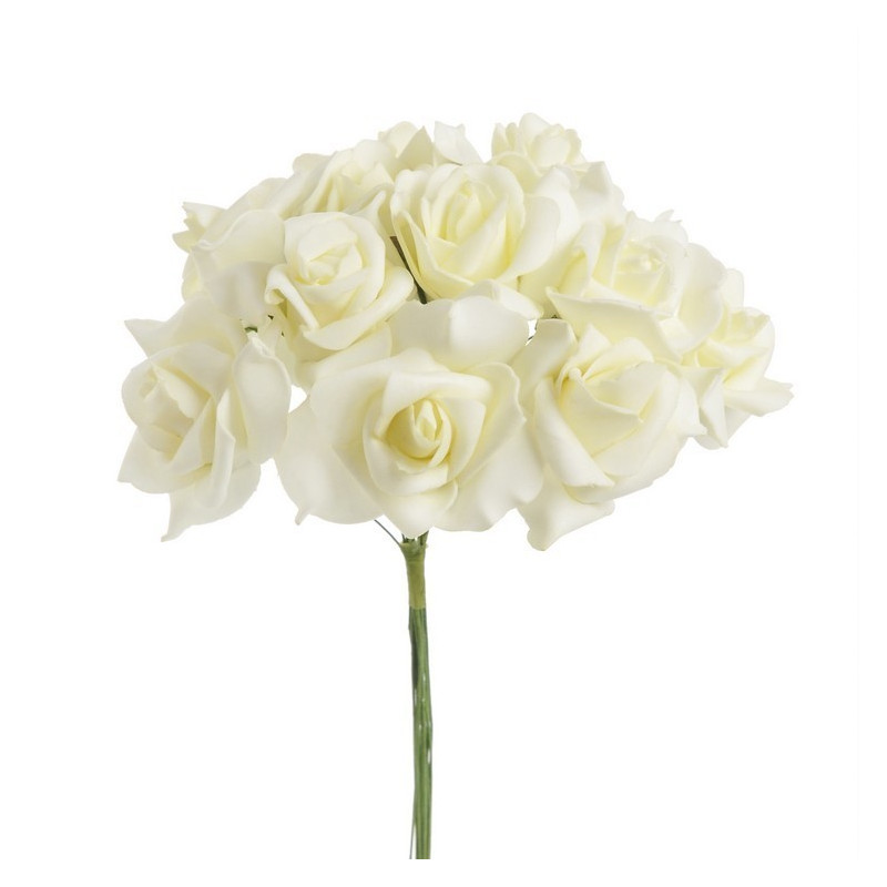 Róża piankowa mała A x 12, 22 cm