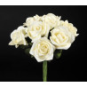 Różyczki piankowe 8szt/bukiet H24 cm