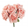 Róża duża pianka bukiet/6szt 25 cm