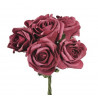 Róża duża pianka bukiet/6szt 25 cm