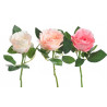 Róża Columbia z krótką łodygą 29 cm - sztuczna roślina