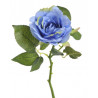 Róża aqua na krótkiej łodydze 22 cm - sztuczna roślina