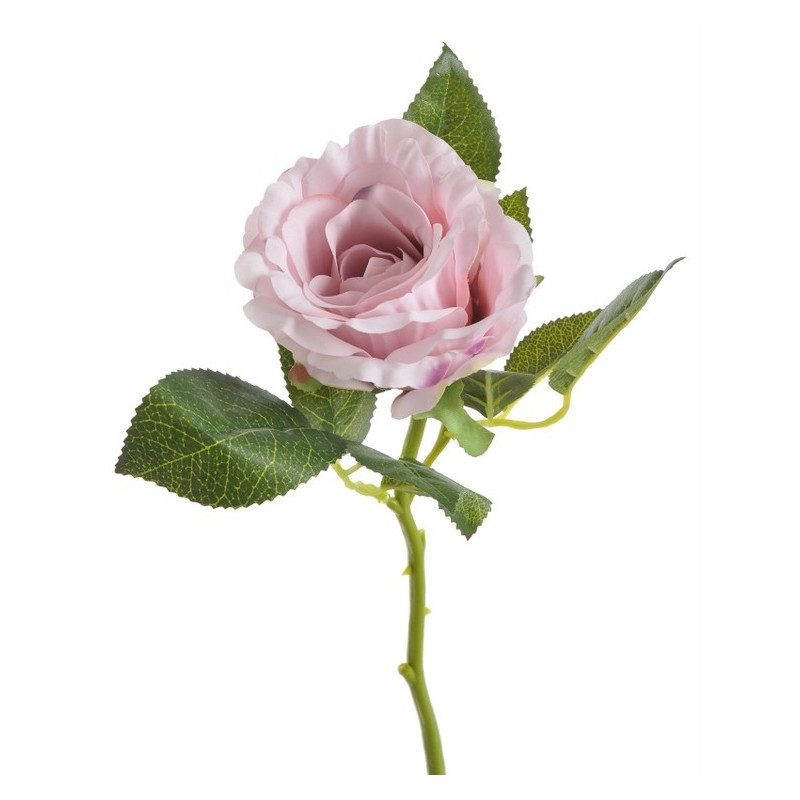 Róża aqua na krótkiej łodydze 22 cm - sztuczna roślina