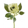 Róża aqua na krótkiej łodydze 22 cm - sztuczna roślina