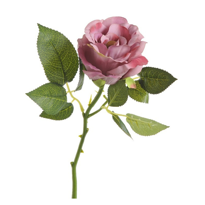 Róża aqua na krótkiej łodydze 22 cm - sztuczna roślina