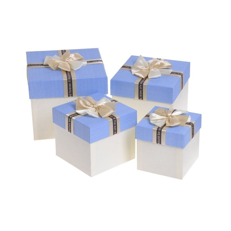 Pudełko kwadratowe 4szt/kpl