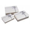 Pudełka 3szt-kpl WH/GREY