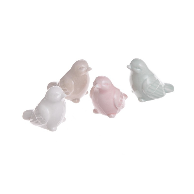 Ptaszek 4cm mix 4 kolory/kpl