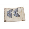 Motyl na klipie 8,5cm, 2szt DK BLUE