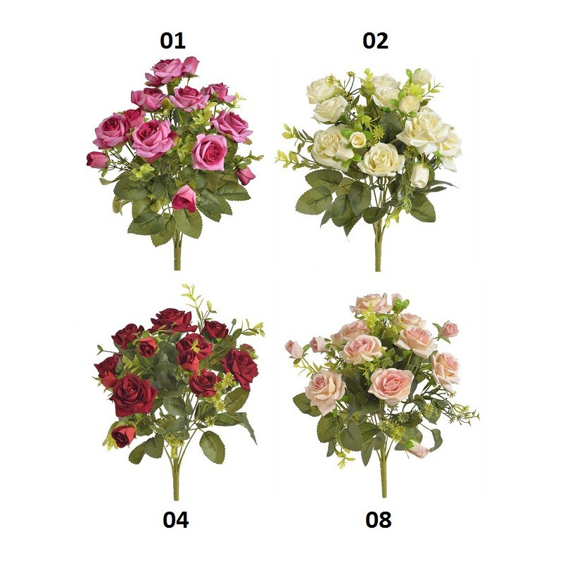 Bukiet różyczek x14, 37 cm - sztuczna roślina