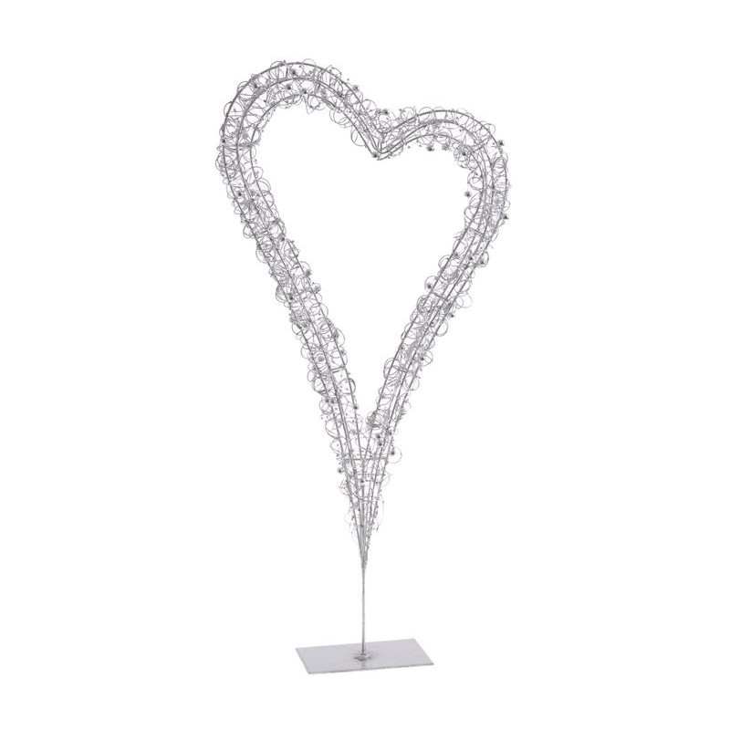 Serce na stojaku 60 cm  - element dekoracyjny