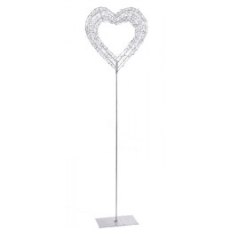 Serce na stojaku_135 cm - element dekoracyjny